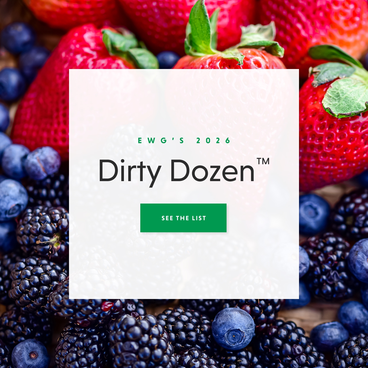EWG's Dirty Dozen™ - SEE LIST