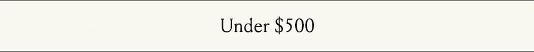 Under $500