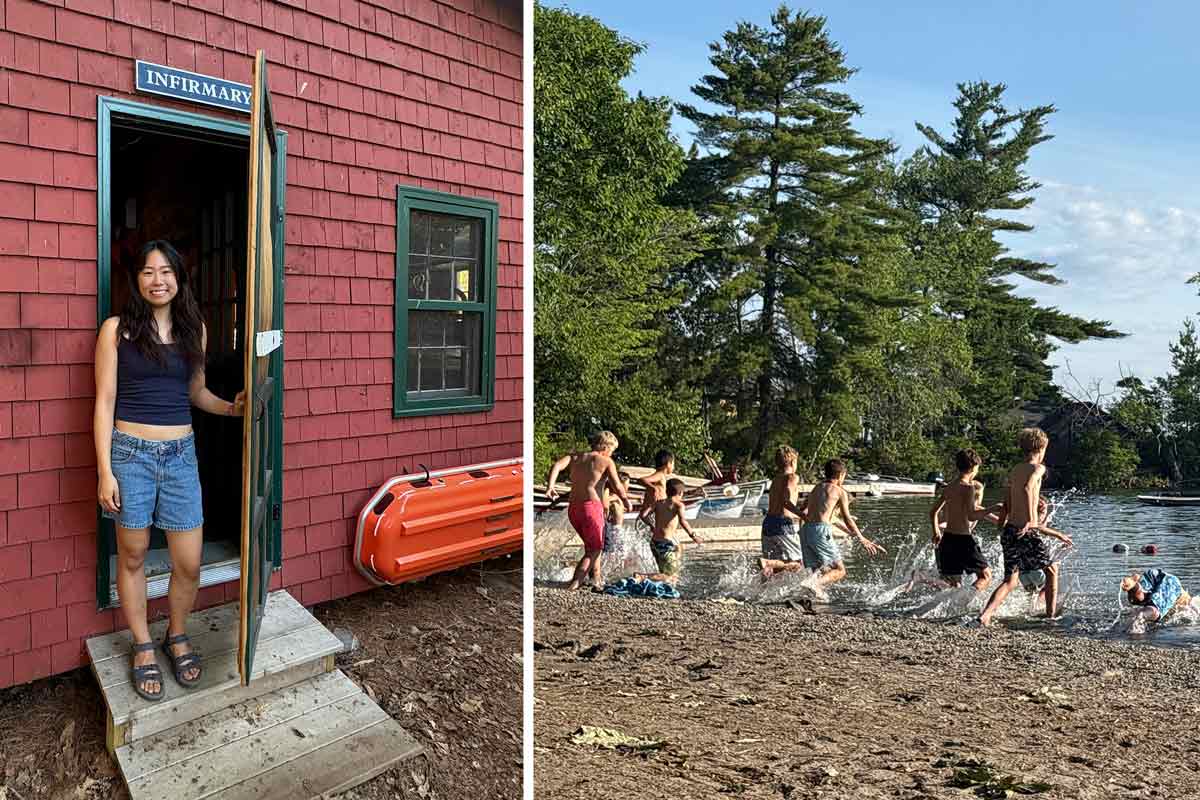 75 boys on a skinny Maine island count on this UVA student