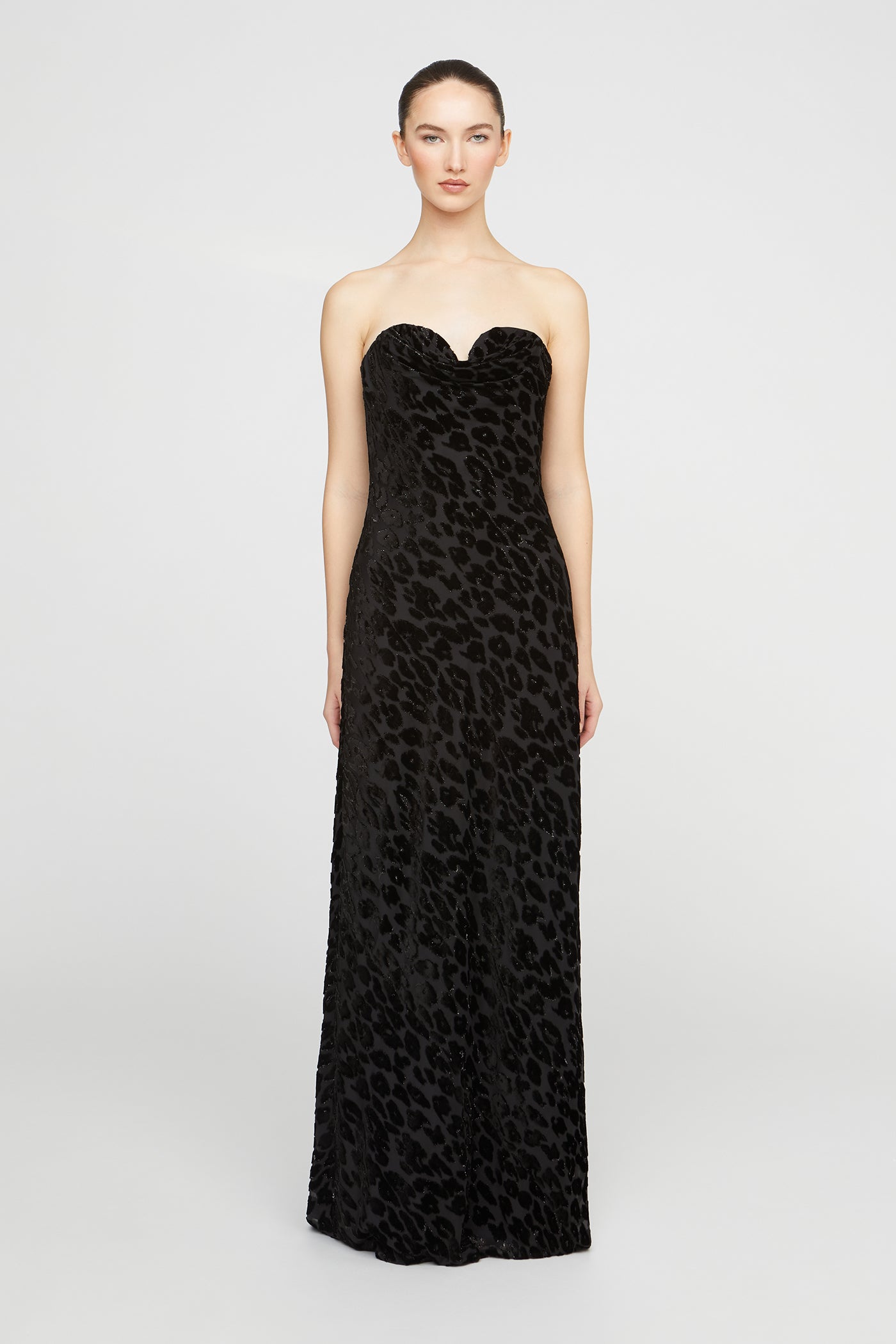 Image of Rosalie Chiffon Devore' Gown