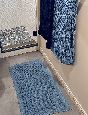 Supima Waffle Bath Mat