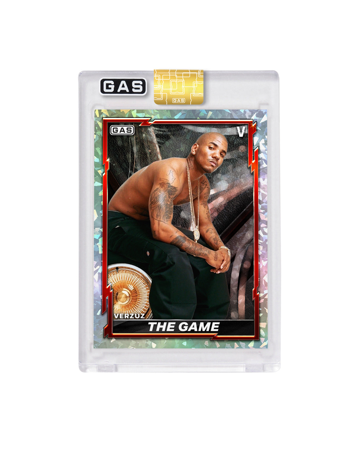 Image of Limited Edition The Game x Verzuz x GAS Cracked Ice Foil Card