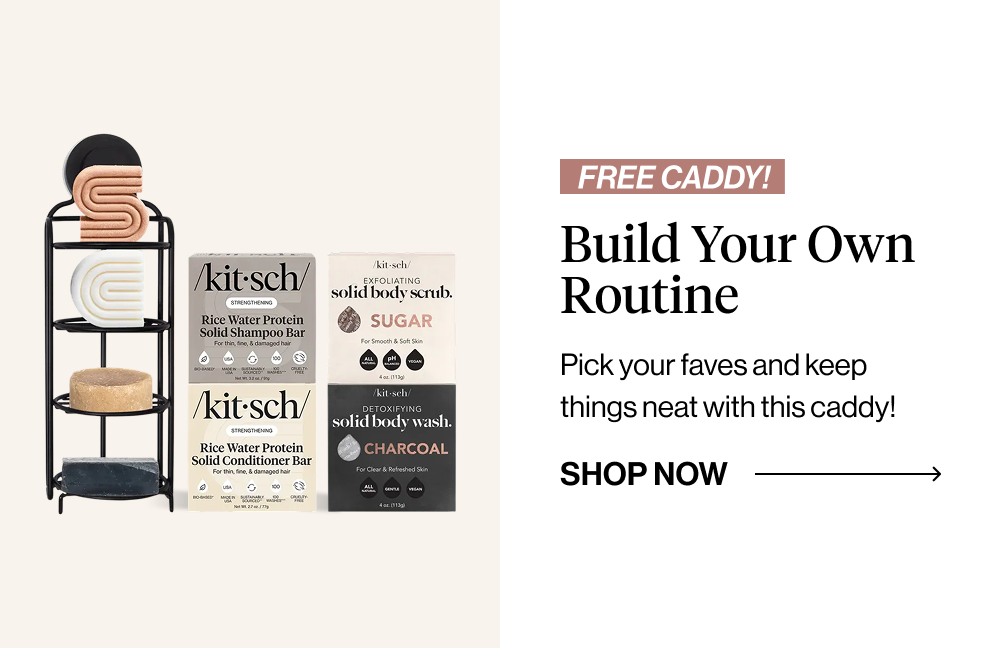 Build Your Own Routine. Pick your faves and keep things neat with this caddy!