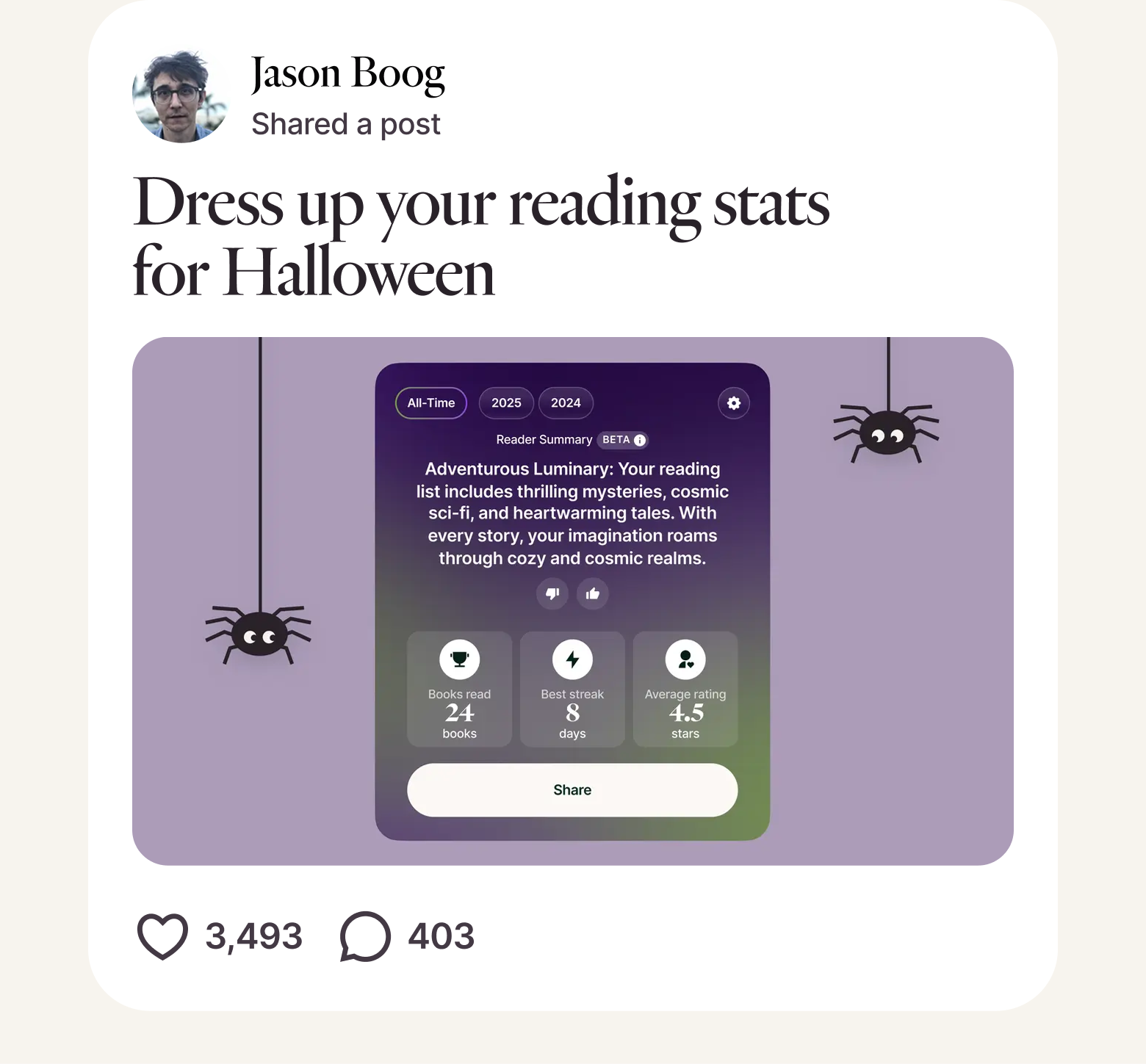 Post from Jason