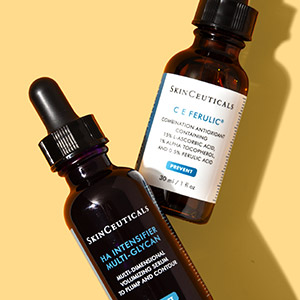HA Intensifier Multi-Glycan Multi-Dimensional Volumizing Serum and C E Ferulic Antioxidant
