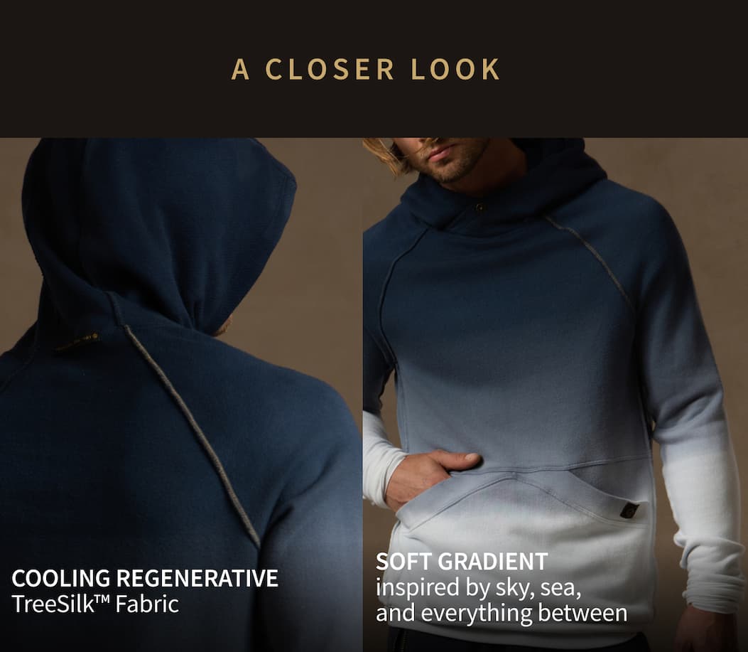 Shop The Pullover Hoodie in Blue Horizon