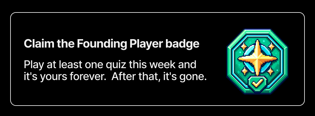 FOUNDING player BADGE