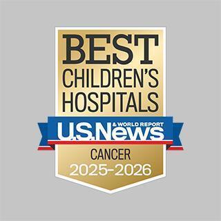 US News Best Children's Hospitals 2025-26 Badge