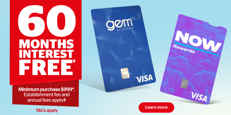 60 months interest free finance offer