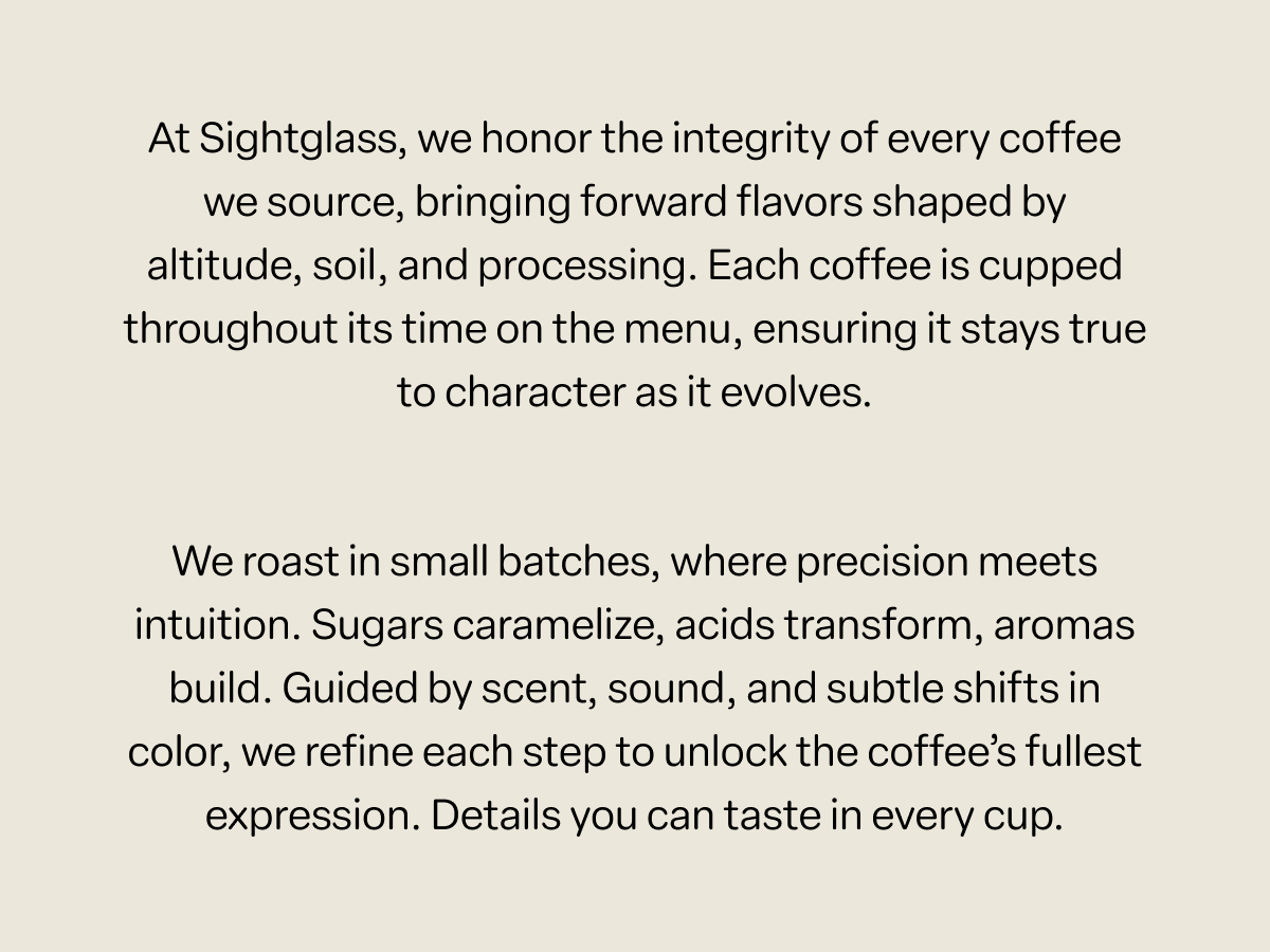 Our Roasting Values