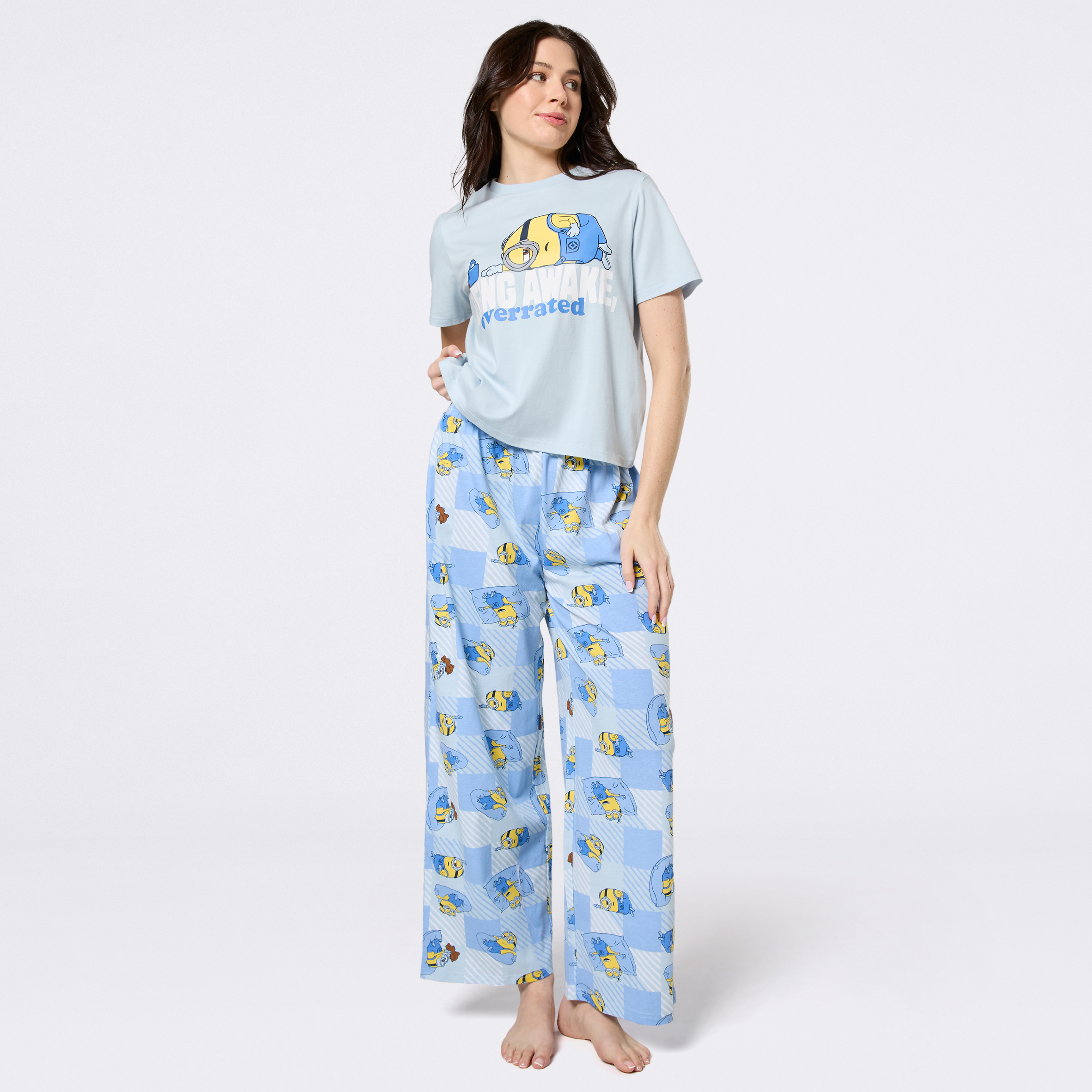 Minions Women's Jersey Tee and Pant Pyjama Set