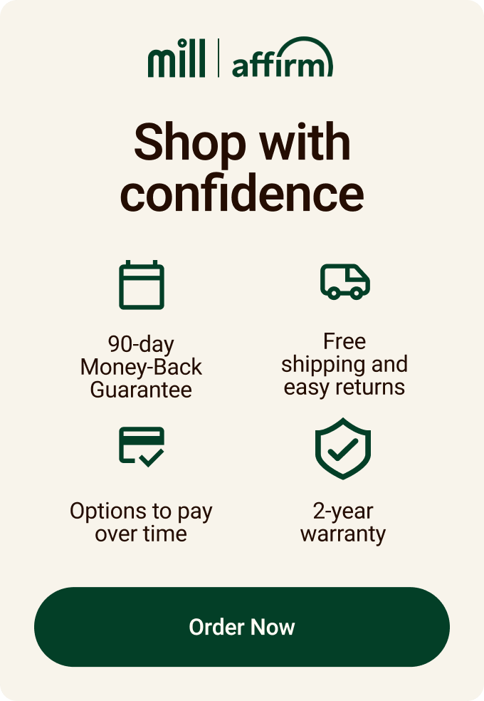 Shop with confidence. 90-day money-back guarantee. Free shipping and easy returns. options to pay over time. 2-year warranty. Click to order now.