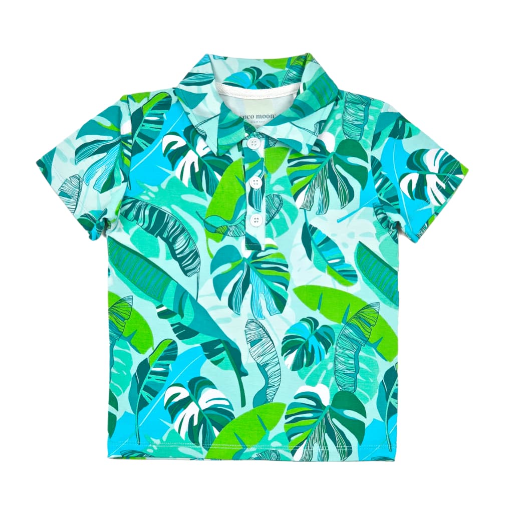 Image of Backyard Oasis Bamboo Polo Shirt