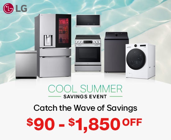Cool Summer Savings  $90 - $1,850 OFF Catch the wave of savings