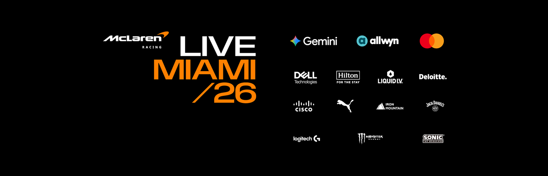 McLaren Racing Live: Miami Partners