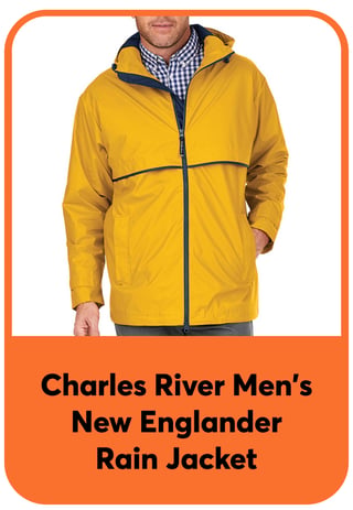 Charles River Mens New Englander Rain Jacket
