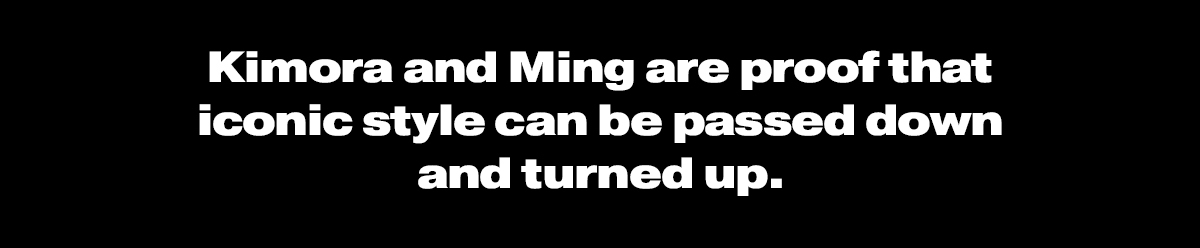 Kimora and Ming are proof that iconic style can be passed down and turned up