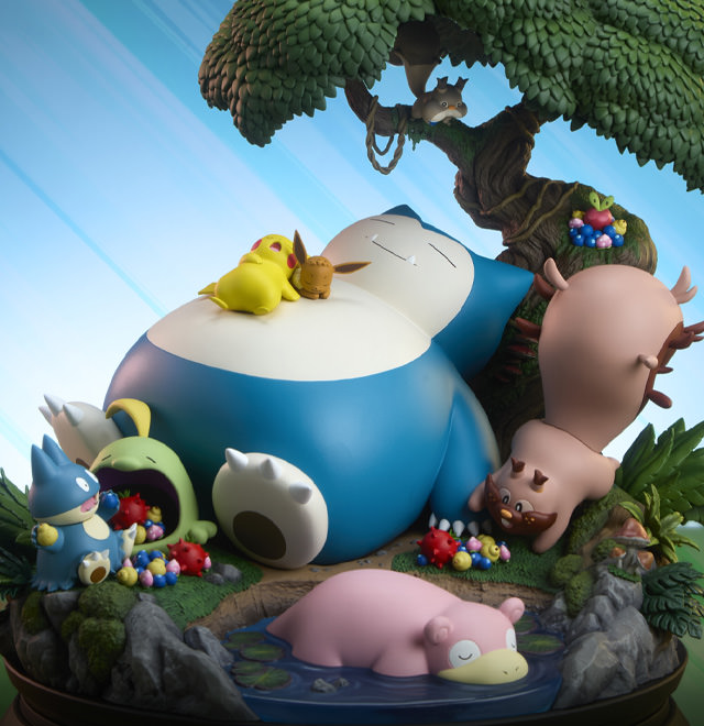 Snorlax Diorama