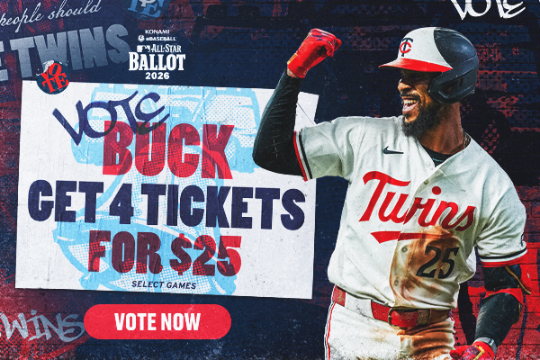 Vote Buck and get 4 tickets for $25 to select games! Vote Now.