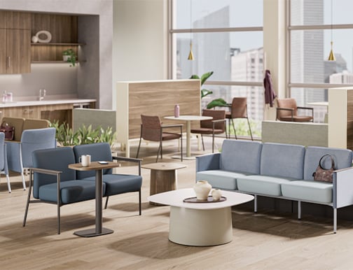 Steelcase Health Apprise Large Waiting Room