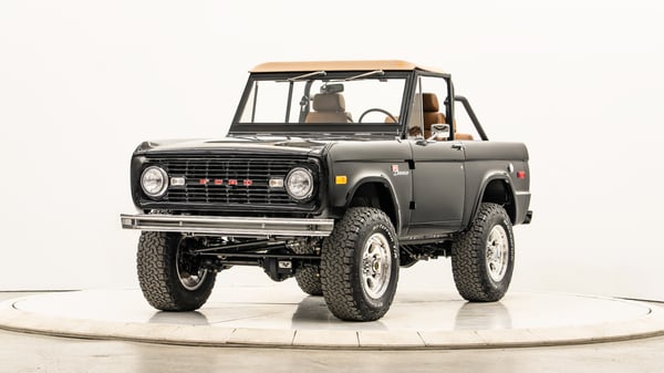 1977 black Ford Bronco for Sale_4 Drivers Side Front