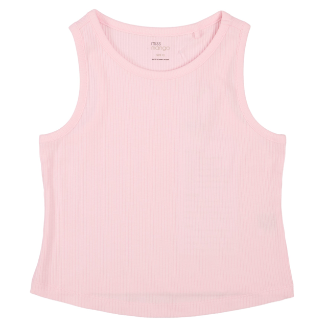 Big Kids' Plain Rib Tank