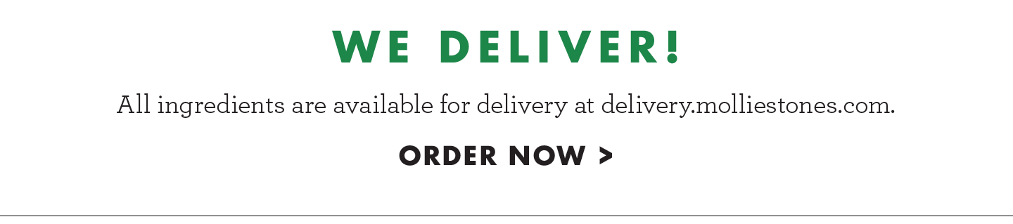 We deliver! order now!
