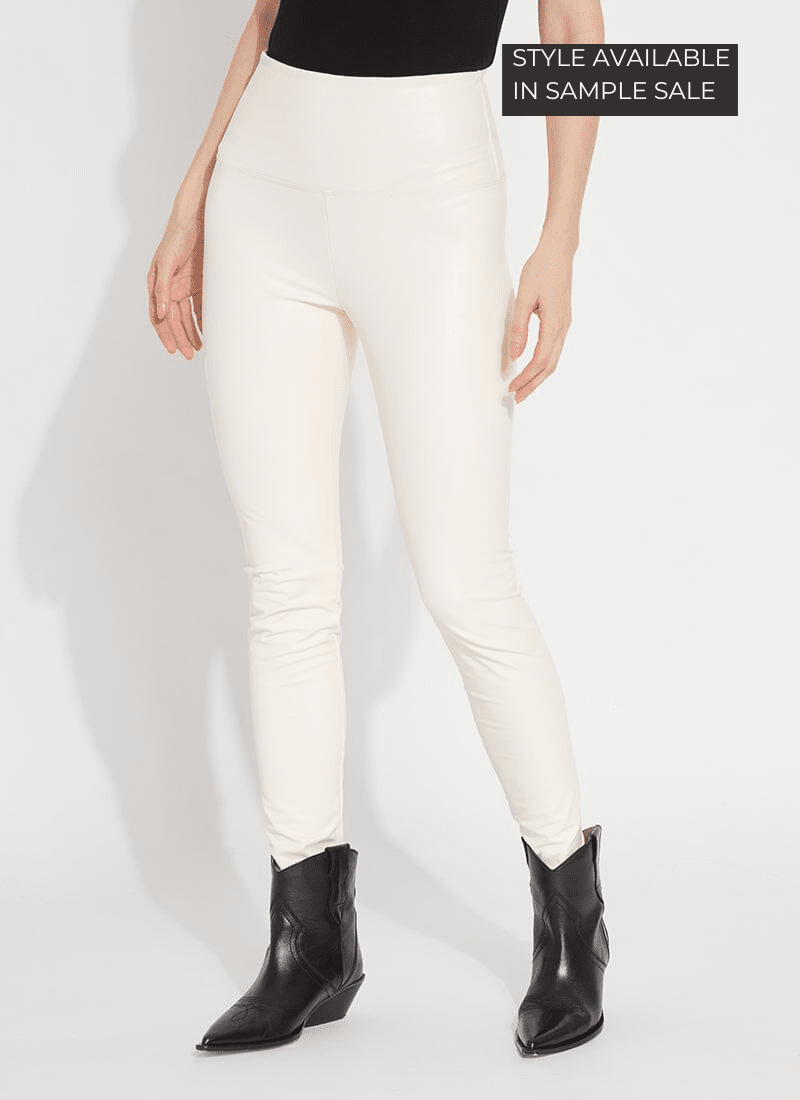 Image of Textured Leather Legging (28.5" Inseam)