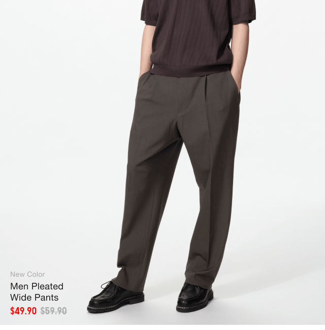 product4men0pleated0wide0pants