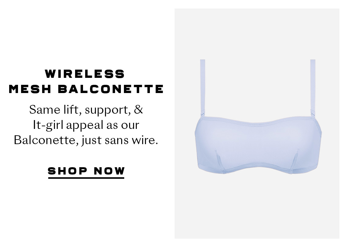 Shop The Wireless Mesh Balconette