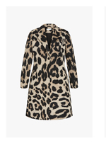 Shop the Charlotte Leopard Print Melton Coat
