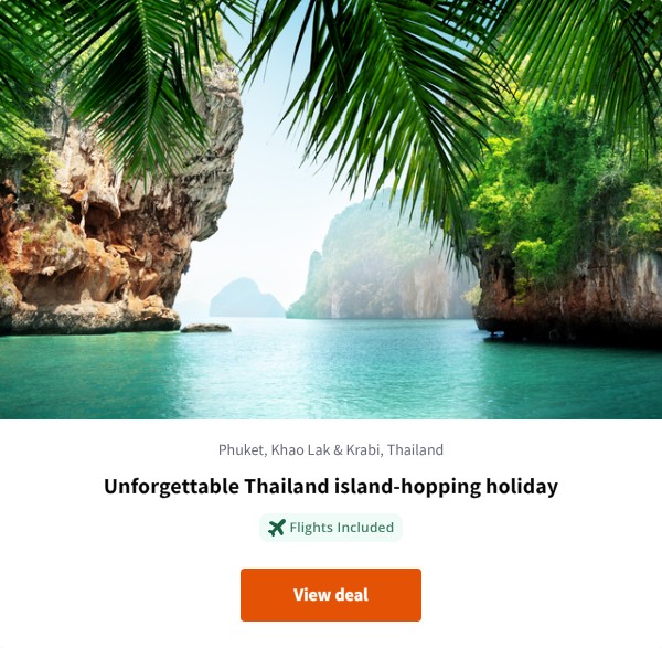 Unforgettable Thailand island-hopping holiday