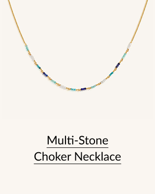 Multi-Stone Choker Necklace
