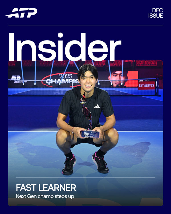 ATP Tour Insider | Learner Tien, Next Gen champ steps up