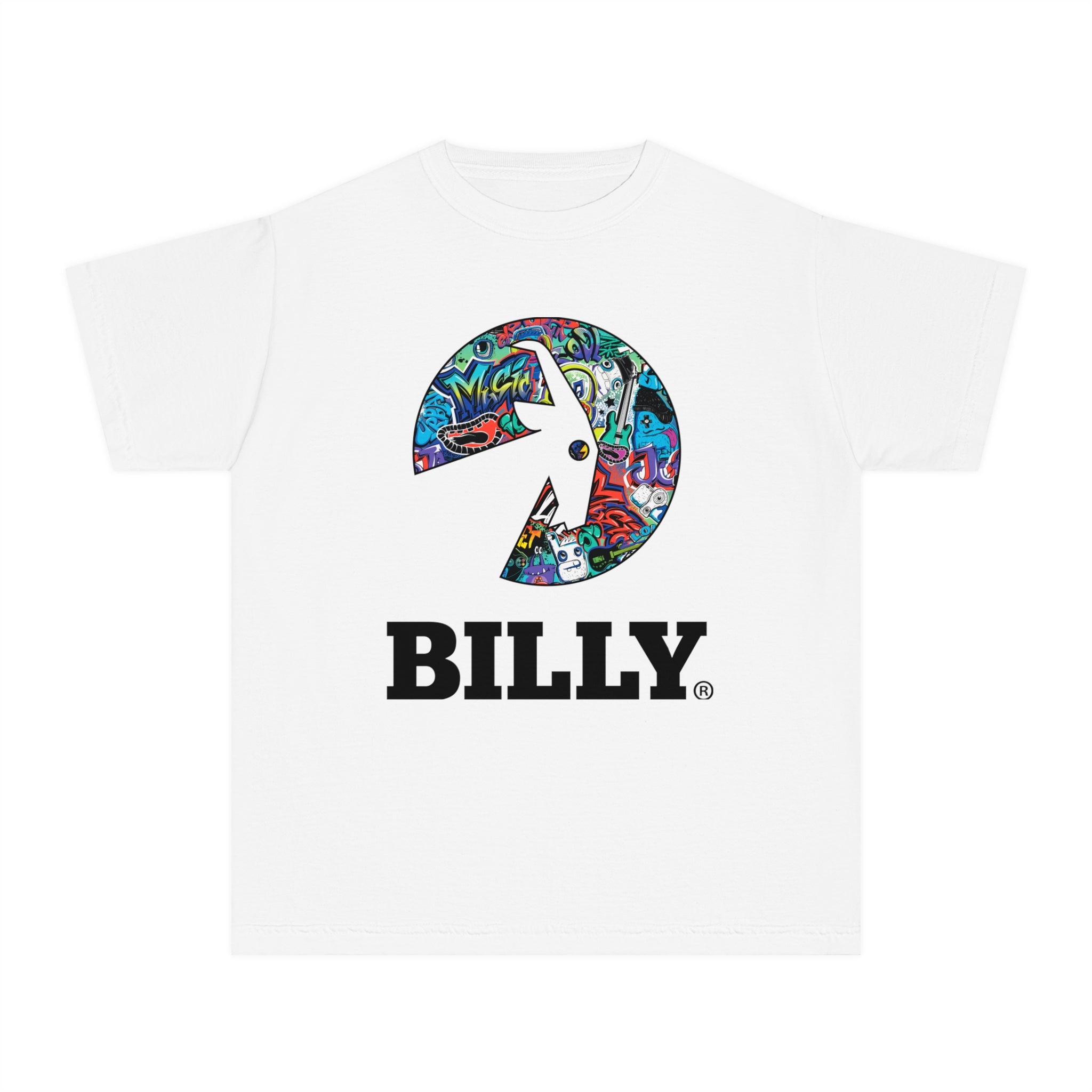 BILLY Youth Midweight Tee (Night Sk8ter Logo)