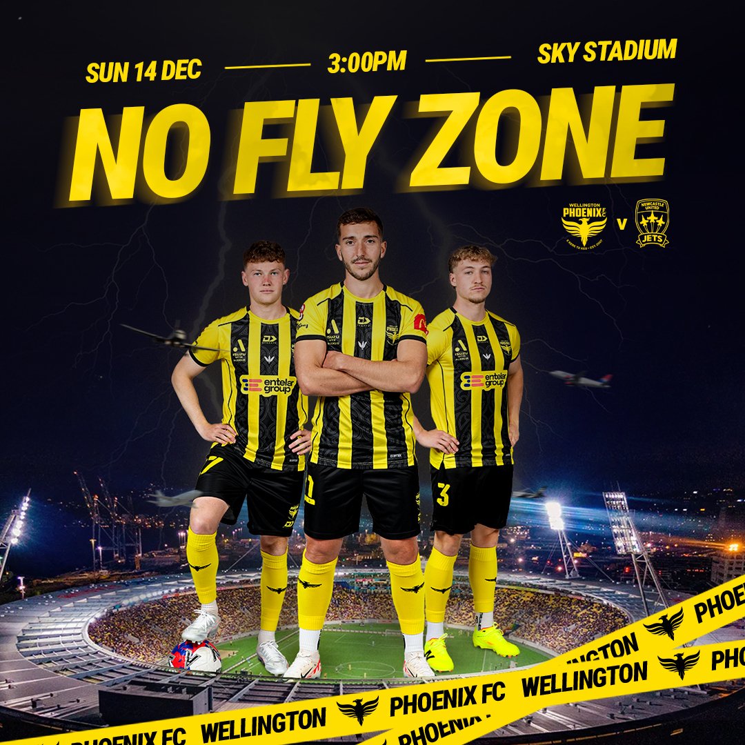 No fly zone | Sun 14 Dec | 3pm | Sky Stadium