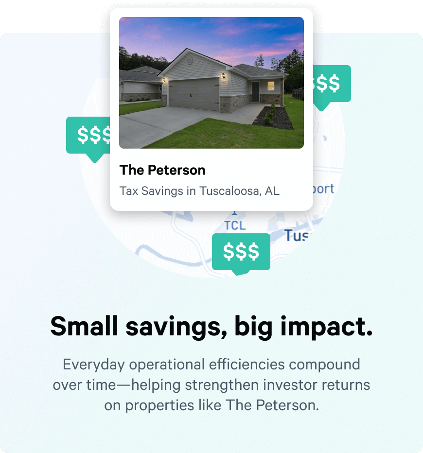 Small savings, big impact. Everyday operational efficiencies compound over time - helping strengthen investor returns on properties like The Peterson.
