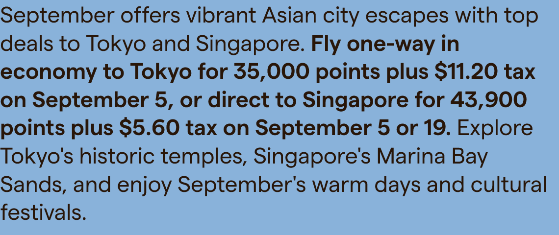 Trending Cities deals summarized
