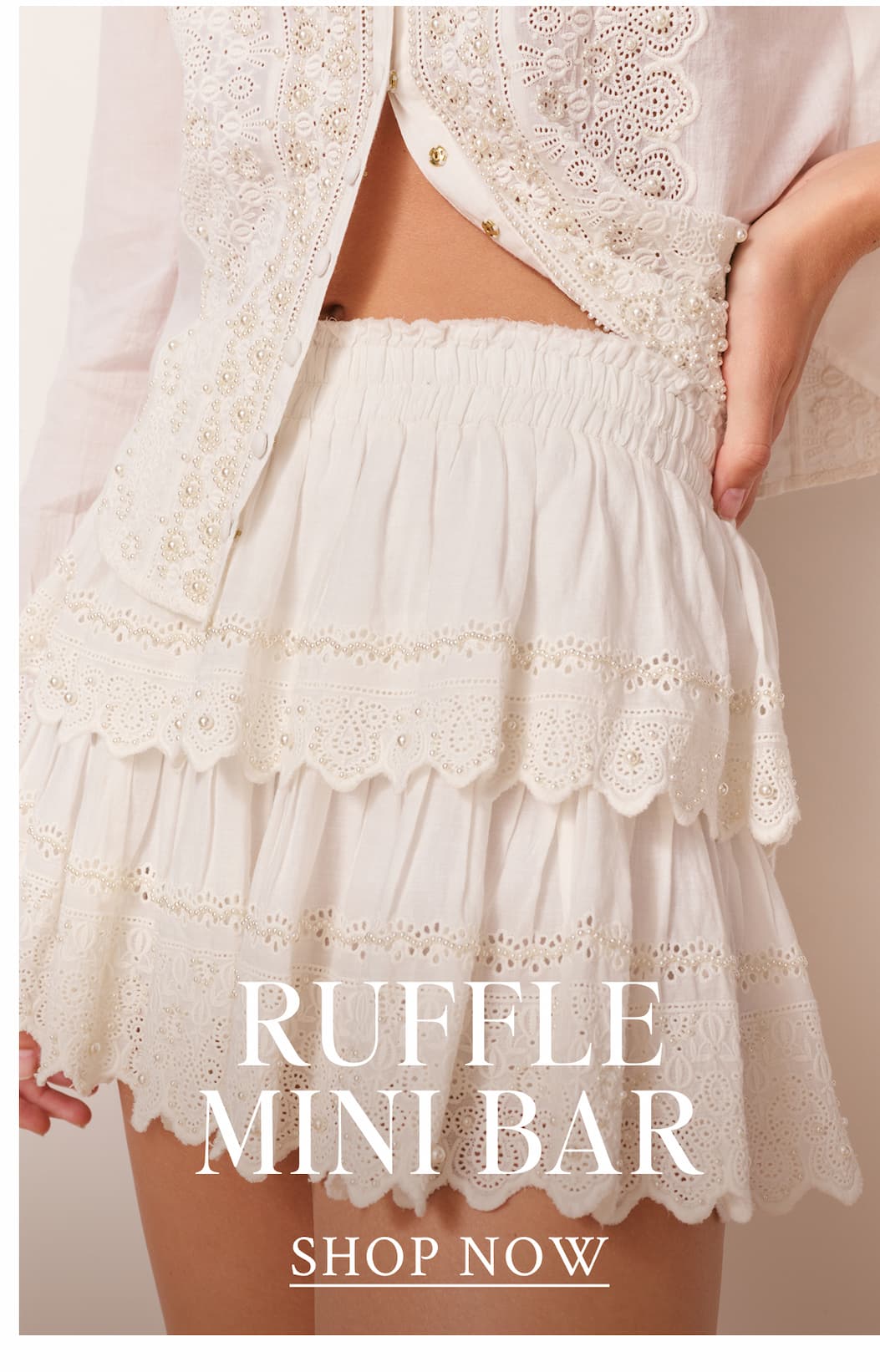 RUFFLE MINI BAR <SHOP NOW>