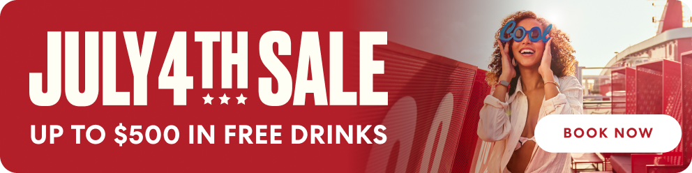 Free Balcony Upgrades & 70% Off Second Sailor & Up to USD $500 in free drinks