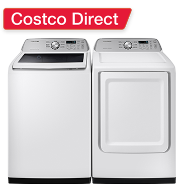 Samsung 4.7 cu. ft. Large Capacity Smart Top Load Washer with Active WaterJet and 7.4 cu. ft. Smart Dryer with Sensor Dry Laundry Package