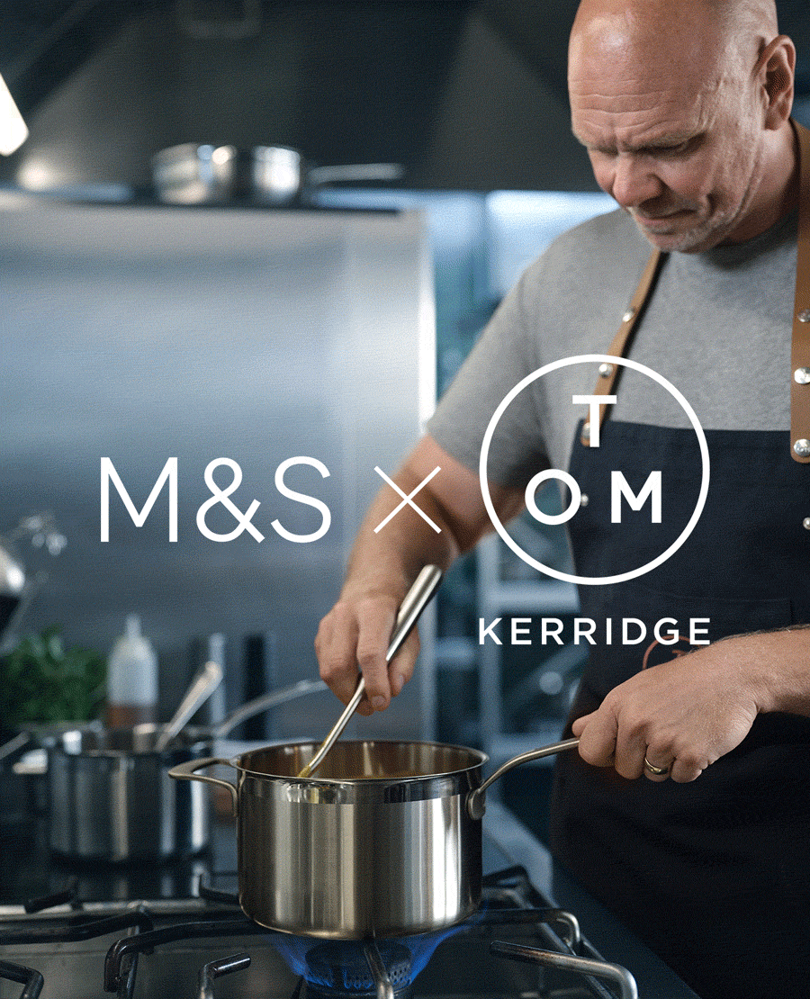 M&S x Tom Kerridge. Shop now.