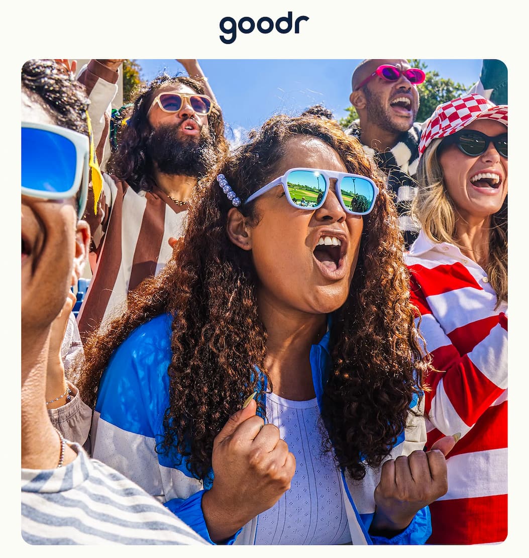 goodr loose your voice, not your shades
