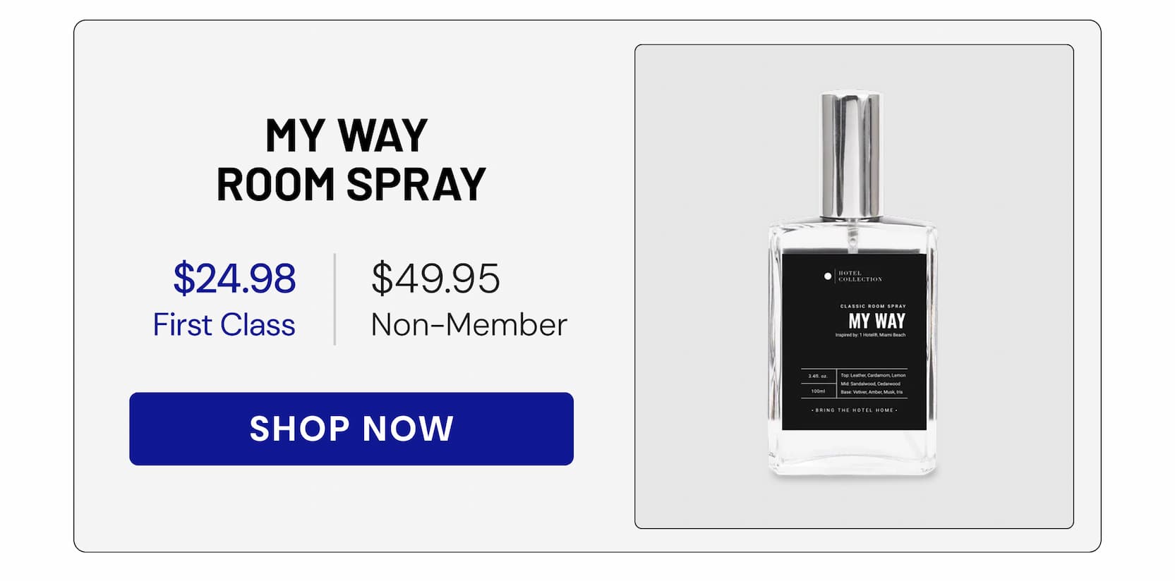 MY WAY ROOM SPRAY | SHOP NOW