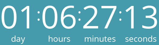 Countdown to the sale's end.