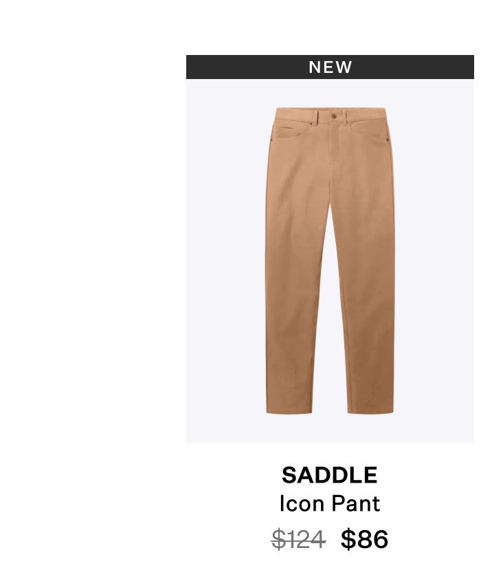 Icon Pant - Saddle
