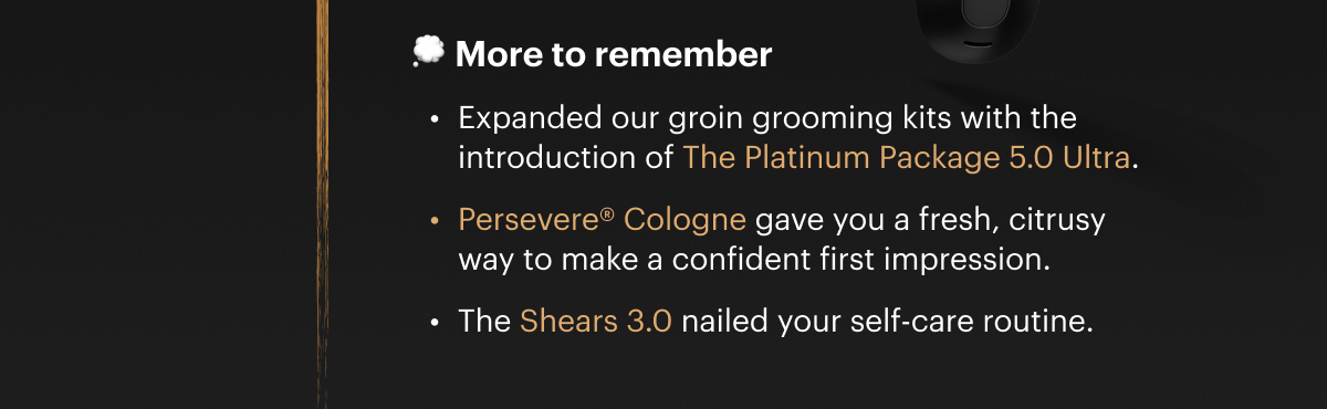 More to remember