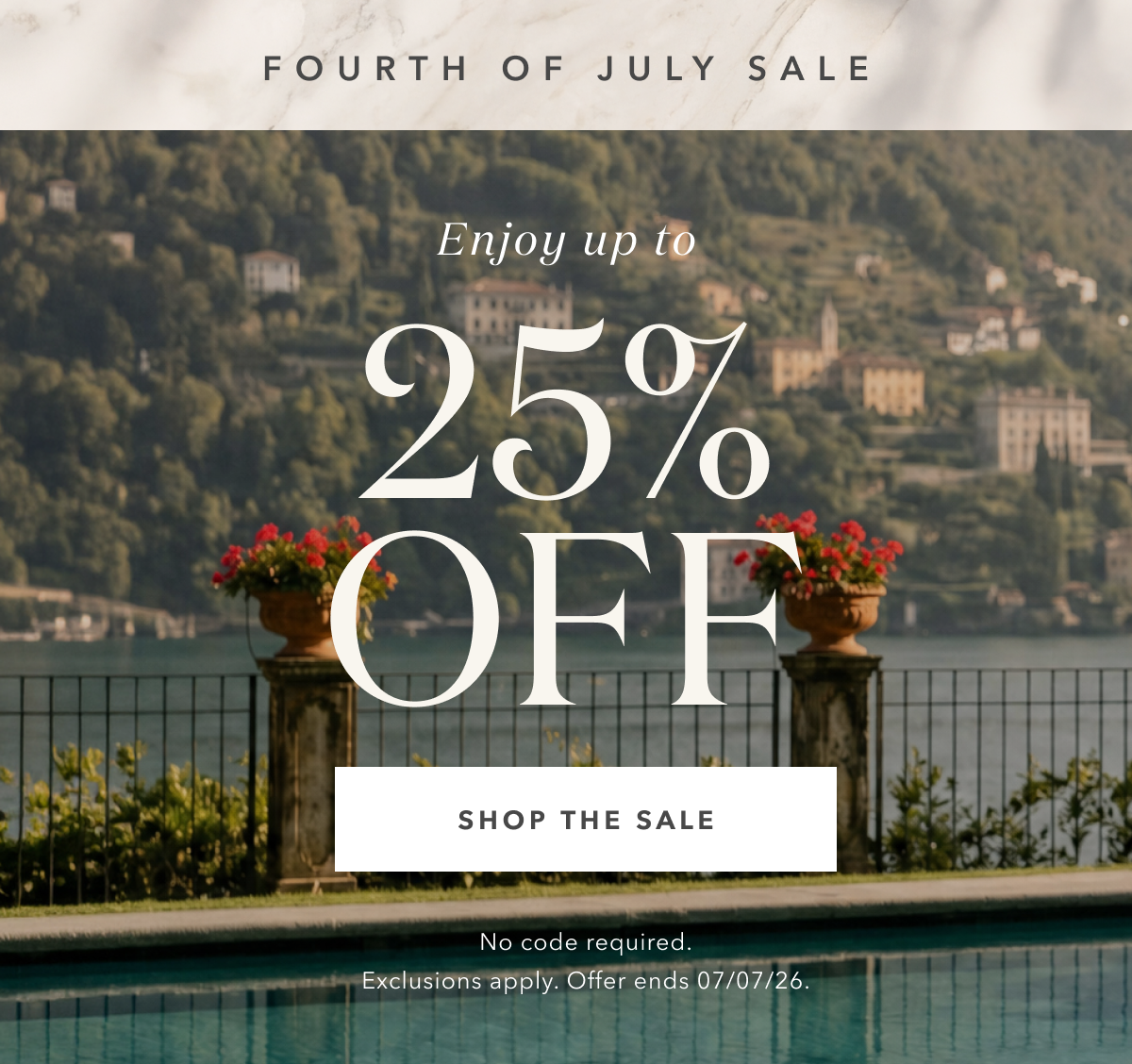 Shop the Fourth of July Sale