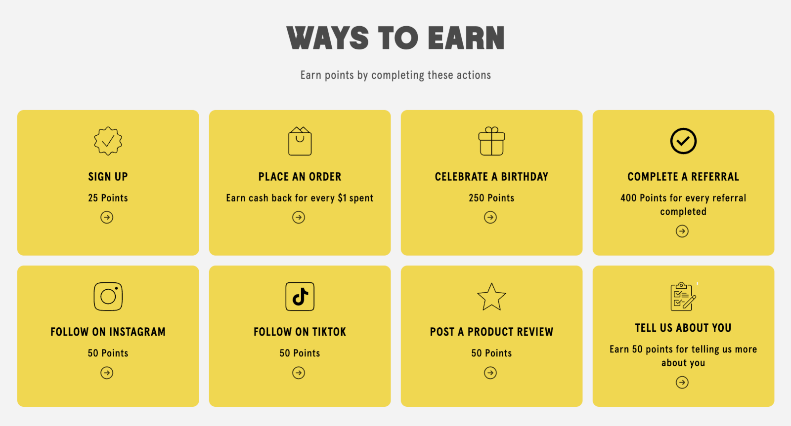 Snibbs Loyalty Program