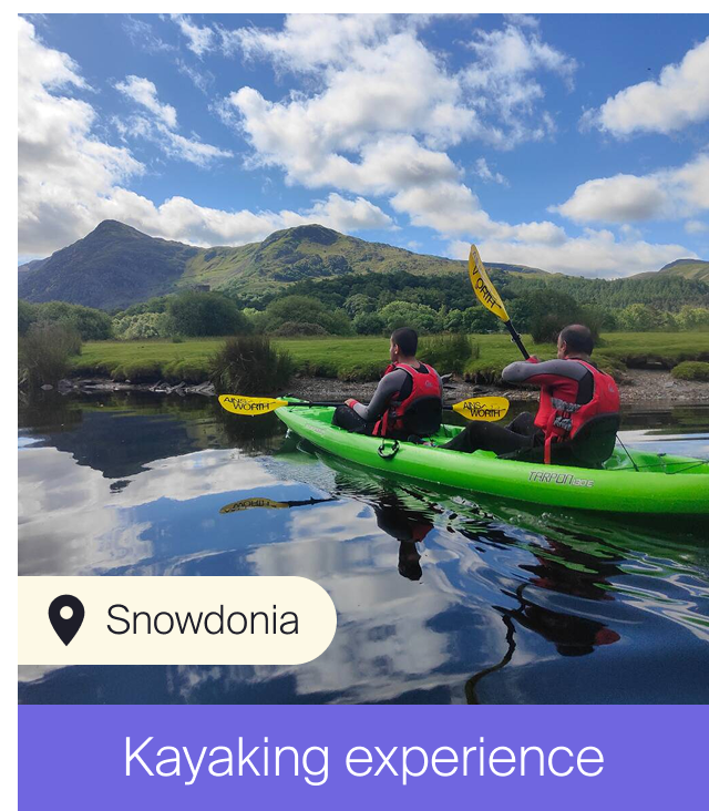Guided Kayak Adventure For Two In Snowdonia – Explore, Paddle And Capture Free Digital Photos